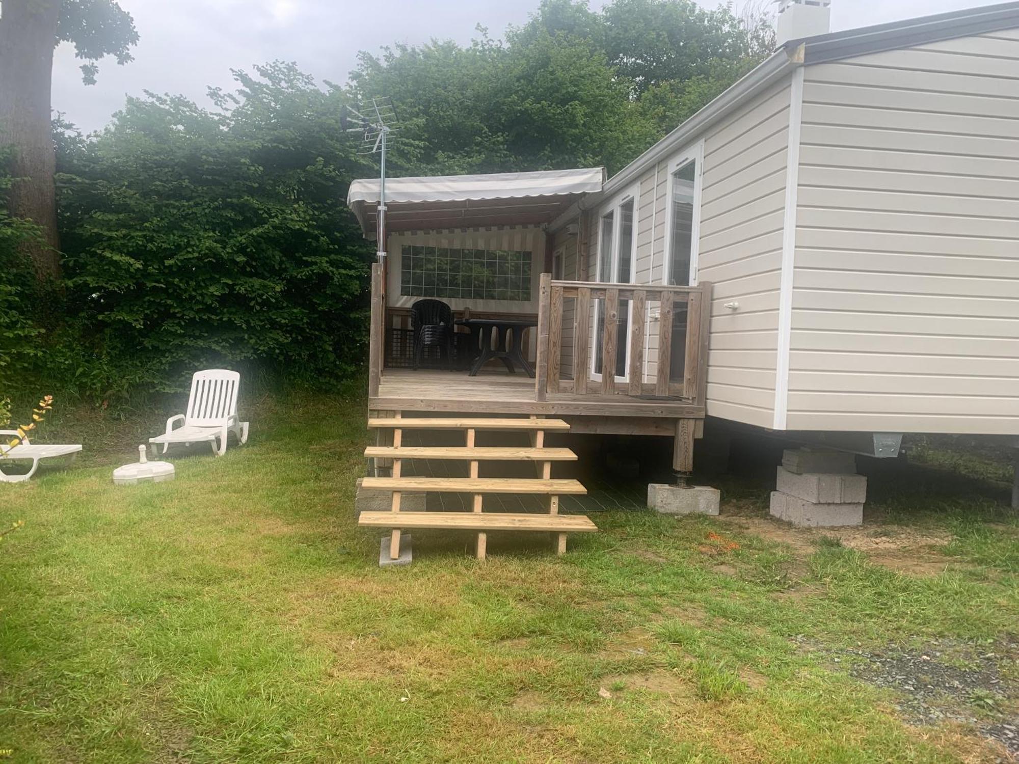 Mobil Home 10 M Et Mme Colas Litteau Exterior foto